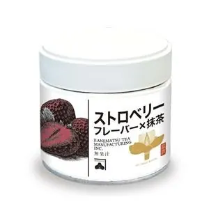 Strawberry matcha tin
